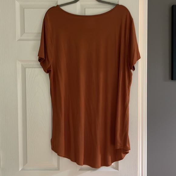 NWOT XXL Daily Ritual scoop neck tee/ tunic length 2x - Picture 4 of 4